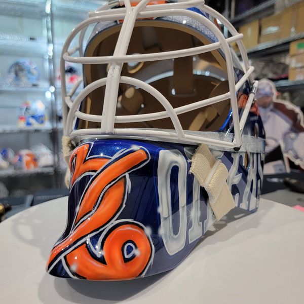 New Arrival Jack Campbell Signed Goalie Mask 202223 Edmonton