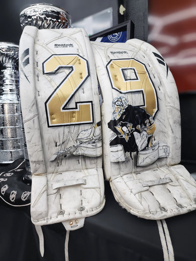 Unboxing Video: Marc-Andre Fleury Game Used Goalie Pads!