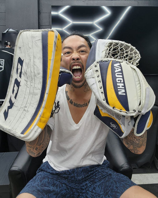 New Arrivals: Ryan Miller Game Worn Blocker and Glove Buffalo Sabres