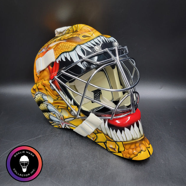 Adin Hill Goalie Mask Unsigned 2025-26 Las Vegas Dragon Head V1 +