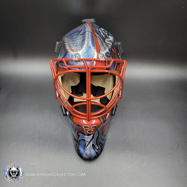Custom Painted Goalie Mask: Joseph Woll Goalie Mask Unsigned