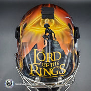 Custom Painted Goalie Mask: "Lord Of The Rings" Goalie Mask Unsigned Tribute