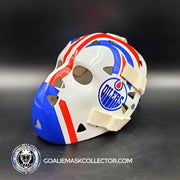 Grant Fuhr Signed Vintage Goalie Mask Autographed 1983-1987 Edmonton V1 PRISTINE Look Signature Edition