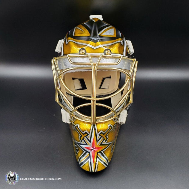 Goalie from the Vegas Golden Knights tribute mask : r/lakers