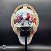 Peter Budaj Goalie Mask Unsigned 2013 Montreal "Angry Ned Flanders The Simpsons" Tribute
