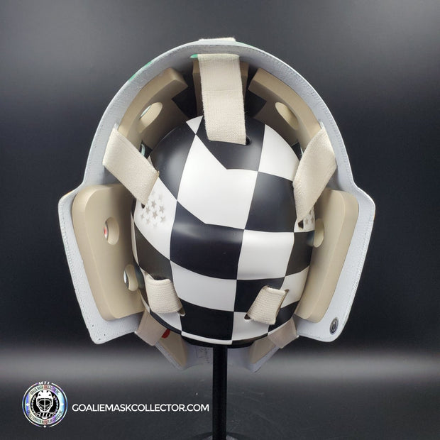 Scott Wedgewood Goalie Mask Unsigned 2024 Dallas Mario Kart Tribute