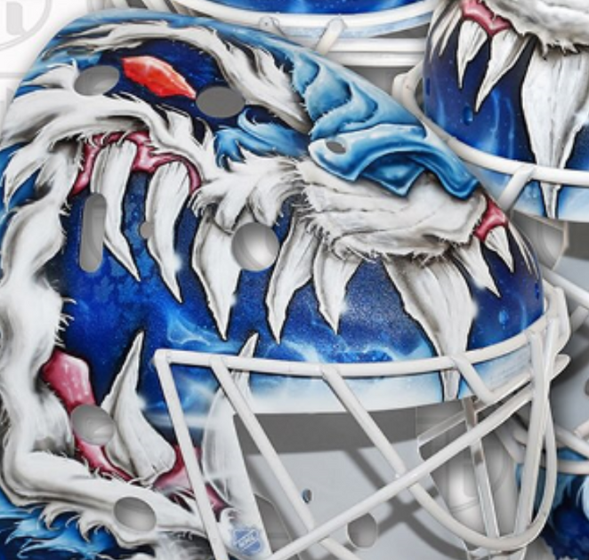 Presale: Joseph Woll Goalie Mask Signed 2024-25 Toronto 