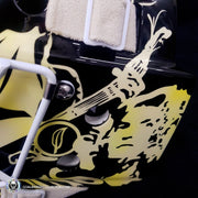 Brent Johnson Unsigned Goalie Mask Pittsburgh Led Zeppelin V1