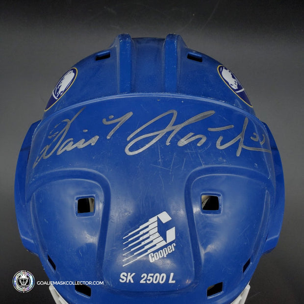 Reserved: Dominik Hasek Signed Goalie Mask Buffalo Blue Cooper SK Edition Autographed