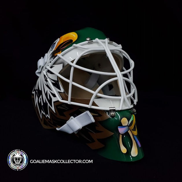 Ed Belfour // Dallas Stars // Signed Franklin Mini Goalie Mask