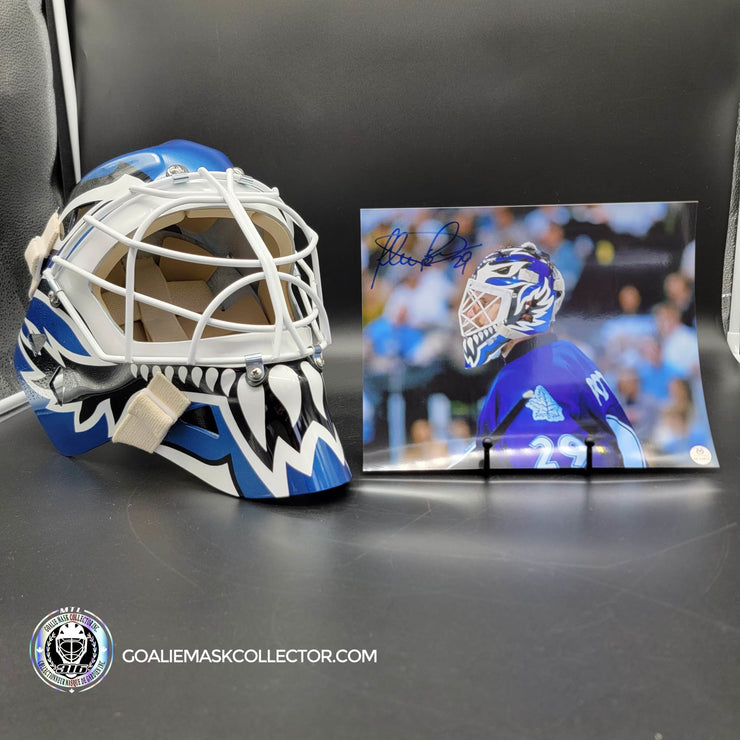 Felix Potvin Signed Picture Photo 8x10 HD "The Classic Leafs Goalie Mask" Toronto Unframed Photo