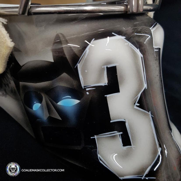 Frederik Andersen Goalie Mask Unsigned Centennial Toronto Batman
