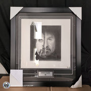 Grant Fuhr Signed Frame Pencil Sketching Canvas #1/31 AS-01385 - SOLD