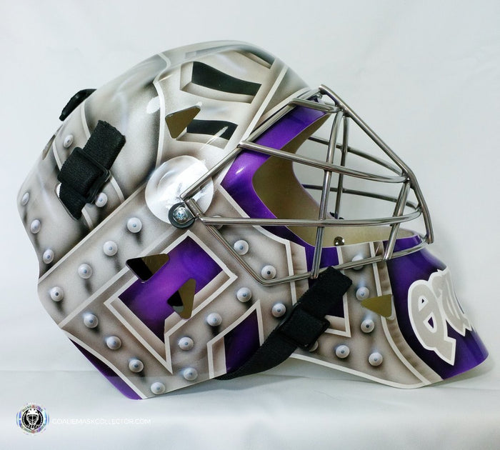 LA's Third Goalie Pays Tribute to Rare Kings Iconography and Slap Shot