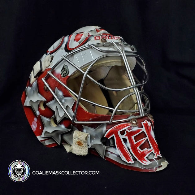 Nike Red Steel Catcher's Mask Team Issued Exclusive College Professional  Team