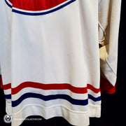 Patrick Roy Game Worn Jersey Montreal Canadiens White Circa 1988-89 Vezina Trophy 1st Team All Star Photo Matched - SOLD