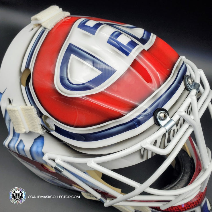 Samuel Montembeault Unsigned Goalie Mask 2021 Montreal Tribute
