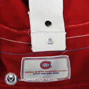 Shea Weber Montreal Canadiens PLAYOFF 2019-20 Home Set 3 Game Worn Jersey - SOLD