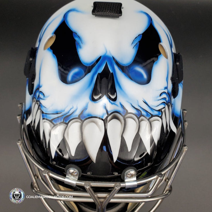 Vesa Toskala Unsigned Goalie Mask Toronto Skull