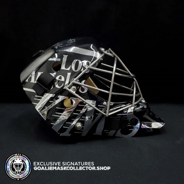 JONATHAN QUICK SIGNED AUTOGRAPHED GOALIE MASK KELLY HRUDEY LOS ANGELES TRIBUTE AS Edition