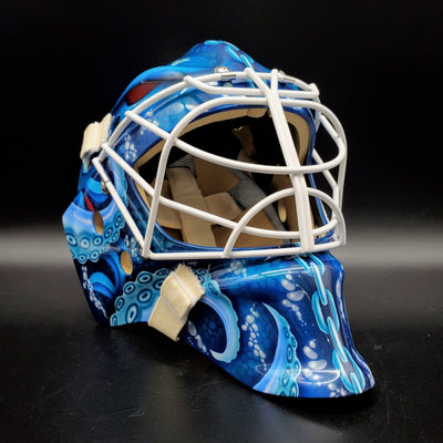 The greatest Seattle Kraken Goalie Mask Ever Painted?