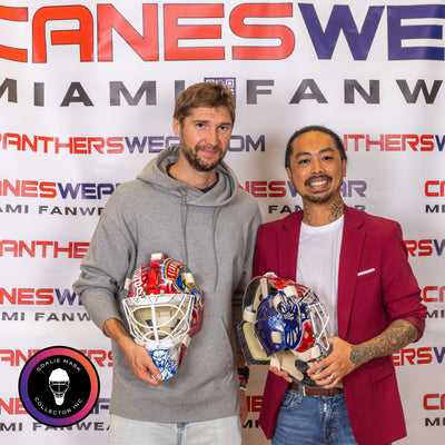 Updates from the latest SERGEI BOBROVSKY Goalie Mask Signing!