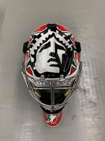 FDNY Goalie Mask in Madison Square Garden, Featured on ESPN 2