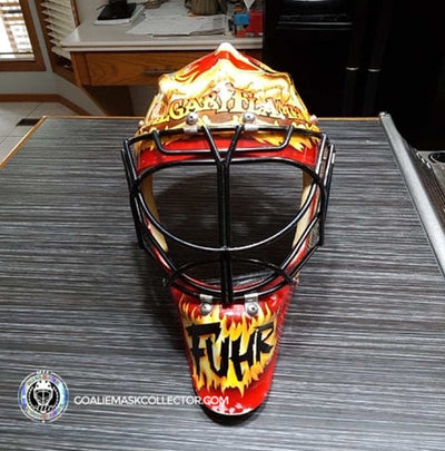 Grant Fuhr Game Worn Goalie Masks Kings and Flames!