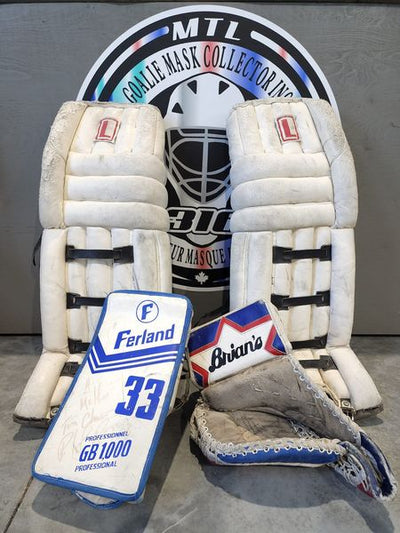 SOLD! PATRICK ROY Game Worn Pads Set 1990-91 Montreal Canadiens Game Used