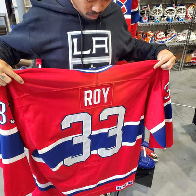 SOLD! PATRICK ROY GAME WORN Montreal Canadiens jersey Circa 93-95