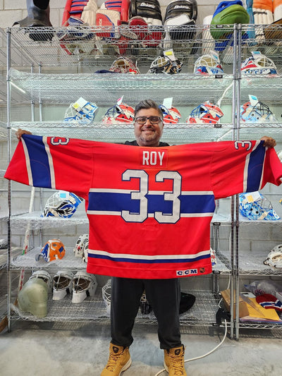 Sold! Patrick Roy Game Worn Used Montreal Canadiens Jersey