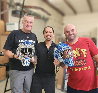 🚨 BREAKING: ANDREI VASILEVSKIY GAME WORN GOALIE MASKS!⚡"