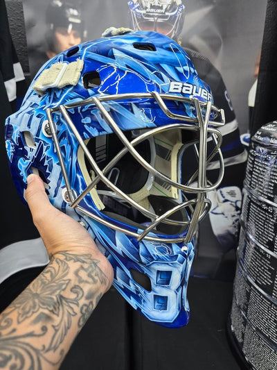 Andrei Vasilevskiy Goalie Mask Game Worn Tampa Bay Lightning