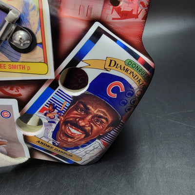 A Stunning Chicago Cubs Baseball Card Goalie Mask!!🐻