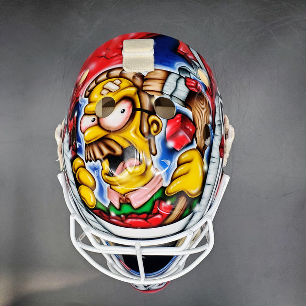 New: Angry Ned Flanders Montreal Canadiens Goalie Mask! – Goalie Mask ...