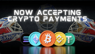 BITCOIN FOR GOALIE MASKS : Crypto Now Accepted for Game Used Goalie Masks & Memorabilia!