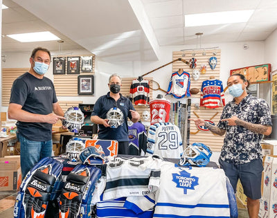 Classic Auctions Meets Goalie Mask Collector for Felix Potvin Game Worn Memorabilia Collection