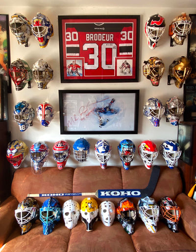The Art of Displaying Signed Goalie Masks