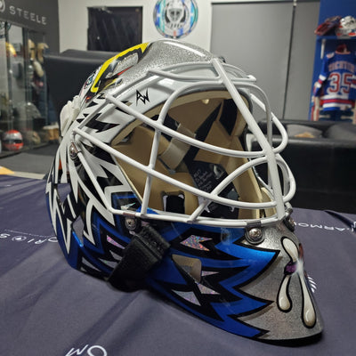 Game Used Eddie Belfour Mask Flies Off To Its New Home!