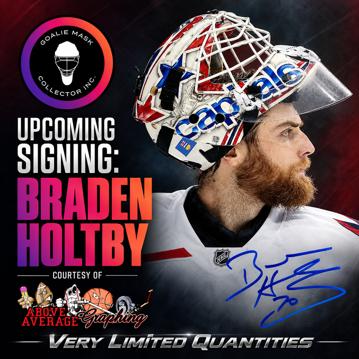 Braden Holtby Upcoming Signing | Goalie Mask Collector
