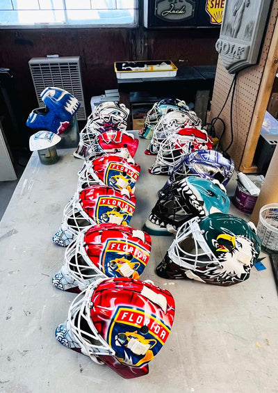 The Goalie Mask Making, Digestion & Shipping Process!