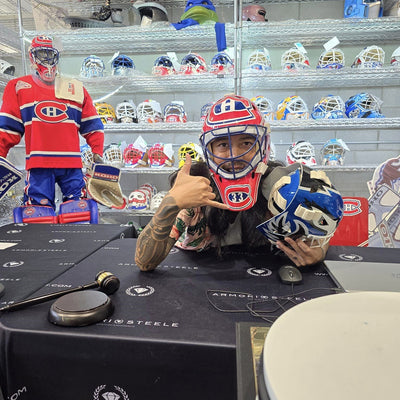 Back in the Goalie Mask Shop & Ready to Party!