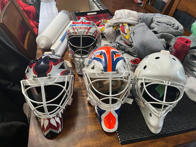 Goalie Masks Lot Just Acquired!!