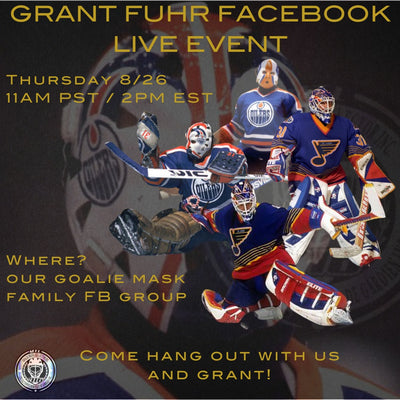 Grant Fuhr Live Event on "Goalie Mask Family"!