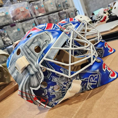 Brand New Igor Shesterkin 2023 Goalie Masks Eagle Has Just Landed!