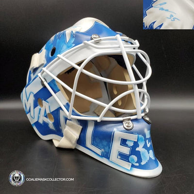 Ilya Samsonov Signed Goalie Mask Leafs Advance to Round 2 of NHL Playoffs!