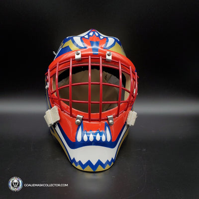 Featuring: JOHN VANBIESBROUCK PANTHERS GOALIE MASK SIGNED 🐆