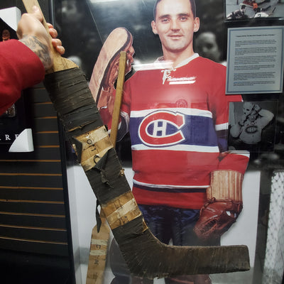 SOLD! Jacques Plante Game Used Stick from 1957 Stanley Cup Year