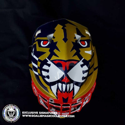 NEW ARRIVAL: JOHN VANBIESBROUCK ARMADILLA GOALIE MASK 1994 "GAME READY" Painted by Don Straus