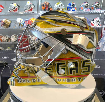 New Arrival: Logan Thompson Signed Goalie Mask Las Vegas Golden Knights